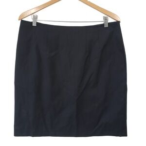 Murphy & Hartelius Uniforms Navy Blue Wool Blend Pencil Skirt‎ Size 14A Office